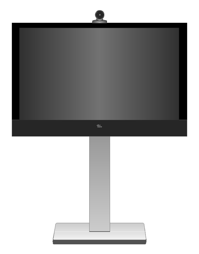Cisco TelePresence System MX300 55-inch (front), Cisco, telepresence,