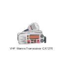 VHF Marine Transceiver GX1270, VHF, Marine Transceiver, GX1270,