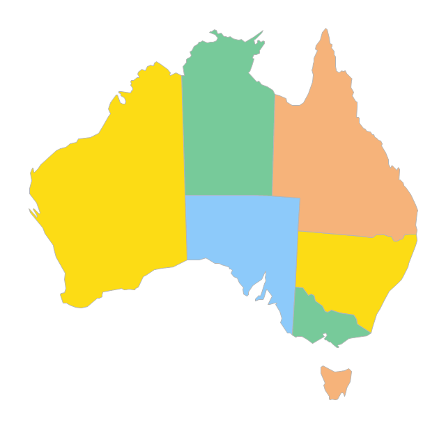 Australia (state), Australia, Australia map,