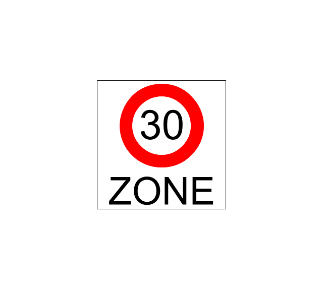 Beginning that speed 30-Zone, speed, zone,
