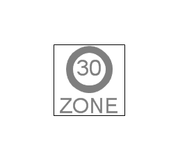 End that speed 30-Zone, speed, zone, end,