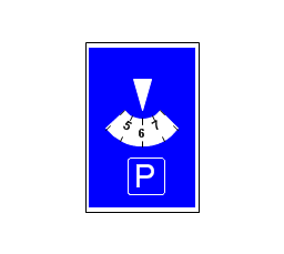 Parking with clock, parking with clock,
