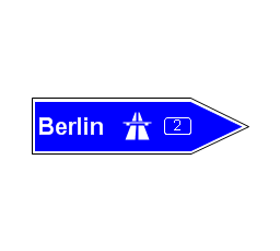 Direction to place, direction to place,