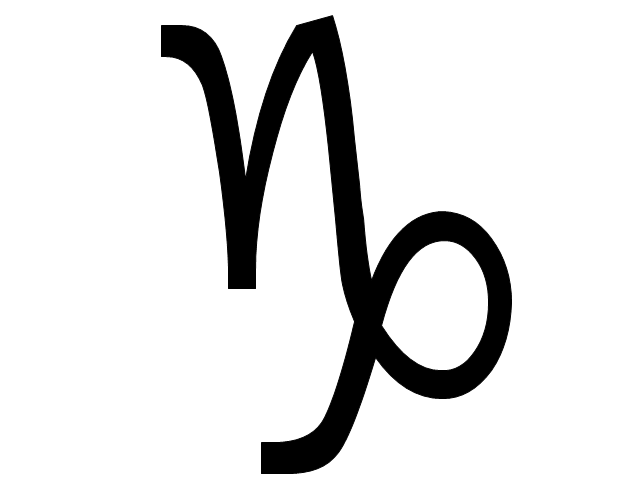 Capricornus sign, Capricornus symbol, Capricornus sign,