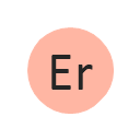 Erbium (Er), erbium, Er,