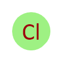 Chlorine (Cl), chlorine, Cl,