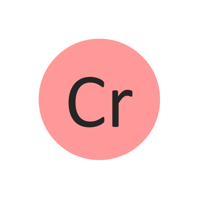 Chromium (Cr), chromium, Cr,
