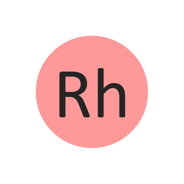 Rhodium (Rh), rhodium, Rh,
