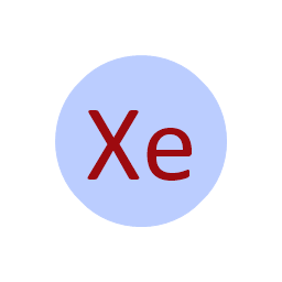 Xenon (Xe), xenon, Xe,