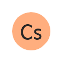 Caesium (Cs), caesium, Cs,