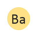 Barium (Ba), barium, Ba,