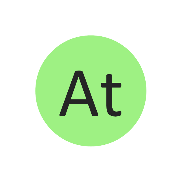 Astatine (At), astatine, At,