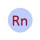 Radon (Rn), radon, Rn,