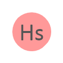Hassium (Hs), hassium, Hs,