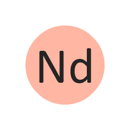 Neodymium (Nd), neodymium, Nd,