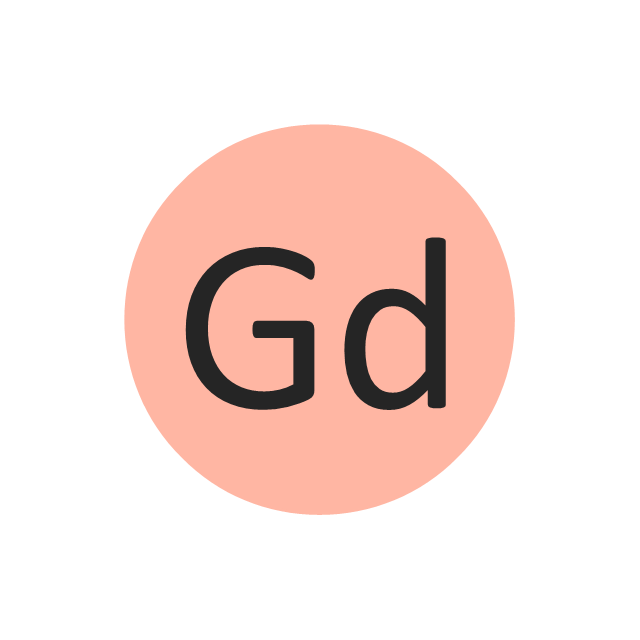 Gadolinium (Gd), gadolinium, Gd,