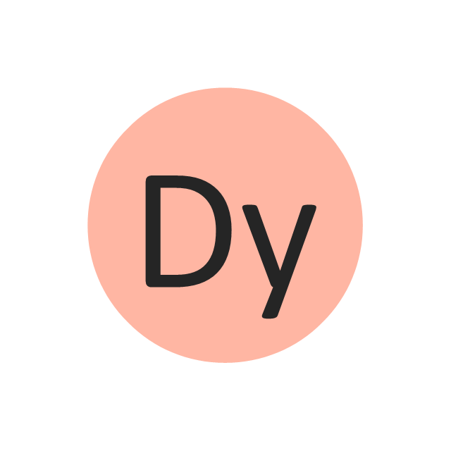 Dysprosium (Dy), dysprosium, Dy,