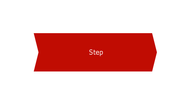 Step chart block, process chart, step chart, step diagram block,