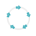 Arrow circle diagram - 5, arrow circle diagram,