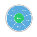 Circle pie chart 2, circle pie chart, circular diagram, marketing mix diagram,