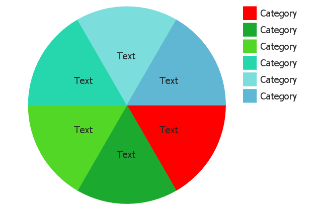 Percentage pie chart (light), pie chart, percentage,