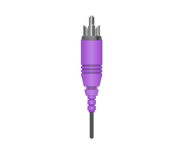 RCA, purple, RCA connector, RCA jack, phono connector, cinch connector,
