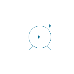 Centrifugal pump (arrows), centrifugal pump,