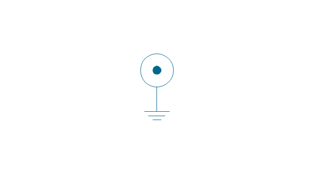 electrical symbol for female coaxial connector