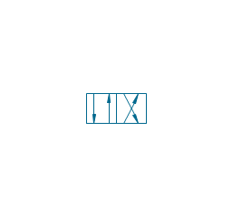 4/2 valve, hydr., finite positions, four-port, two-position, valve,