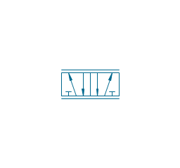 5/2 valve, hydr., infinite positions, five-port, two-position, valve,