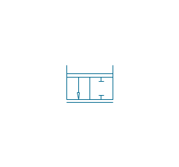 2/2 valve, pneum., ext., infin. pos., two-port, two-position, valve,