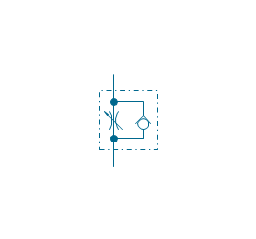 One-way restrictor, enclosed, one-way restrictor, valve, free flow, one direction, variable restriction, flow,