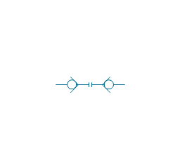 Coupling (discon.), both valves, coupling, disconnected, self-sealing, quick release, mechanically operated valves,