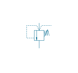 Pressure relief, var., vent port, pressure relief, sequence valve,