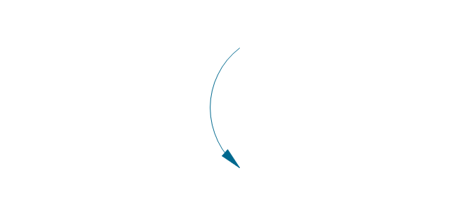 Curved arrow, bottom, curved arrow, direction, rotation,