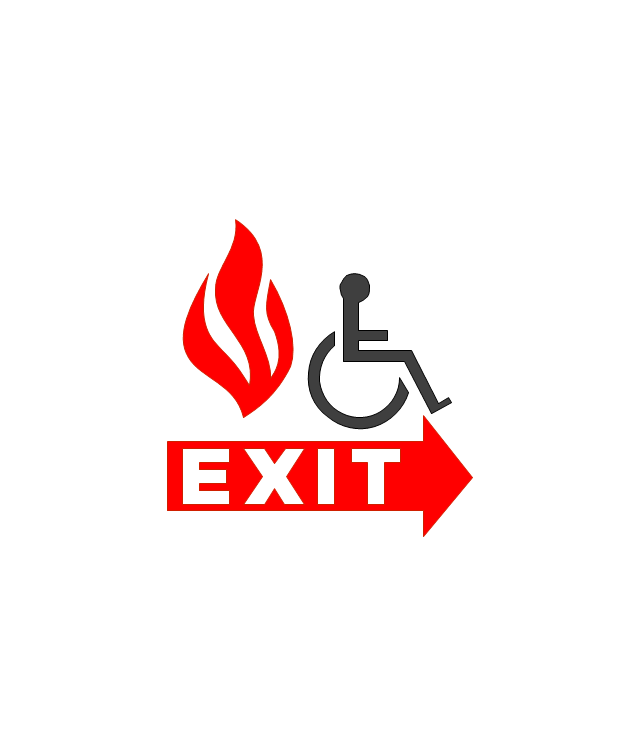 Handicapped Emergency Exit, handicapped emergency exit,