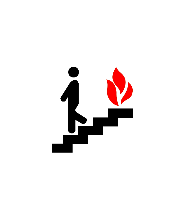 Use Stairs in Fire, use stairs in fire,