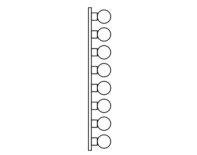 Electrical and telecom - Vector stencils library