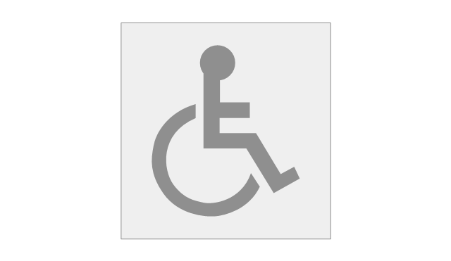 Handicapped sign, handicapped sign,
