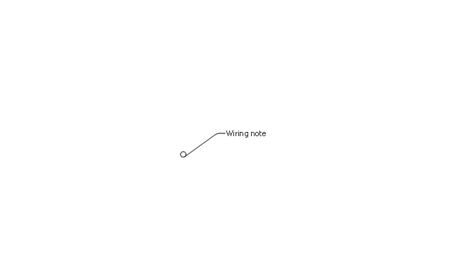 Wire note, wire note, wiring note,