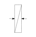 Linear return diffuser, flow arrows, hidden, linear outlet, diffuser,
