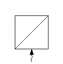 Rectangular inlet, flow arrow, rectangular inlet,