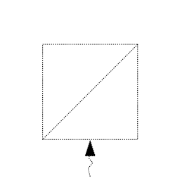 Rectangular inlet, flow arrow, hidden, rectangular inlet,
