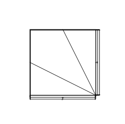 Divided return stairs 2, handrails, divided return stairs,