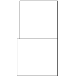 Stair landing, 2 step, stagger, stair landing,