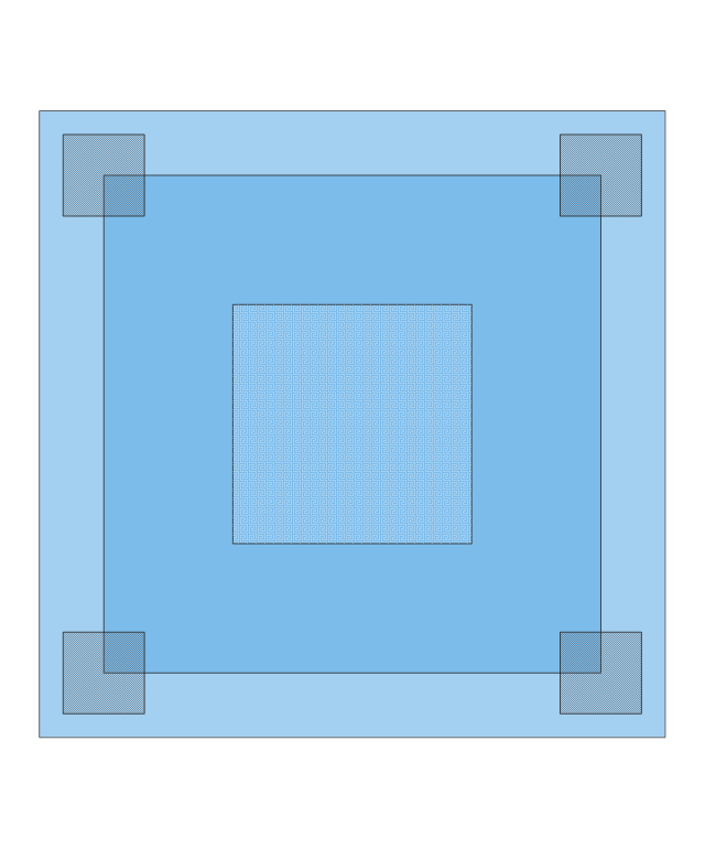 Square Blue Rug, square, blue, rug,