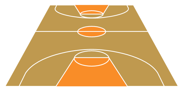 Basketball court template, basketball court, basketball court diagram, basketball court layout,