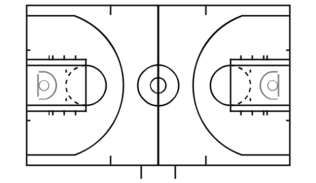 Basketball court vector illustration, basketball court, basketball court diagram, basketball court layout,