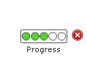 Progress Lights, Green, progress indicator,