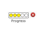 Progress Lights, Yellow, progress indicator,